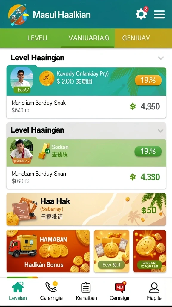 Tangkapan layar menunjukkan antarmuka permainan yang menarik.