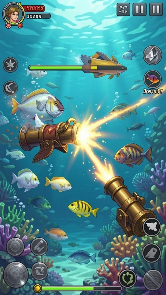 Gameplay yang seru dengan berbagai tantangan menantang.