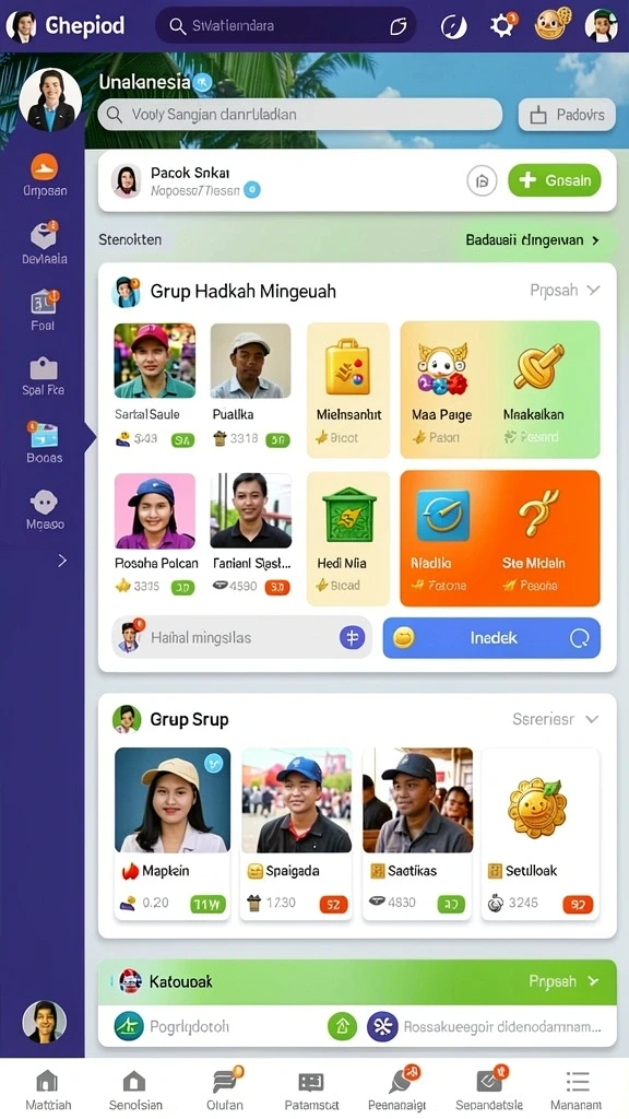 Tampilan antarmuka yang sederhana dan intuitif.