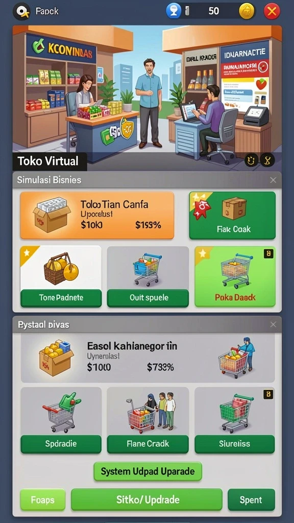 Sistem pembaruan yang kece dan menarik.