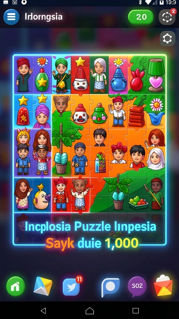 Tampilan permainan slot yang menarik dan penuh warna.