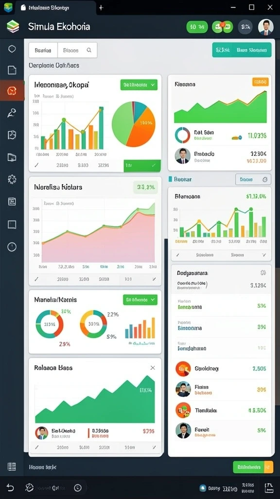 Screenshot dengan pilihan permainan yang beragam.