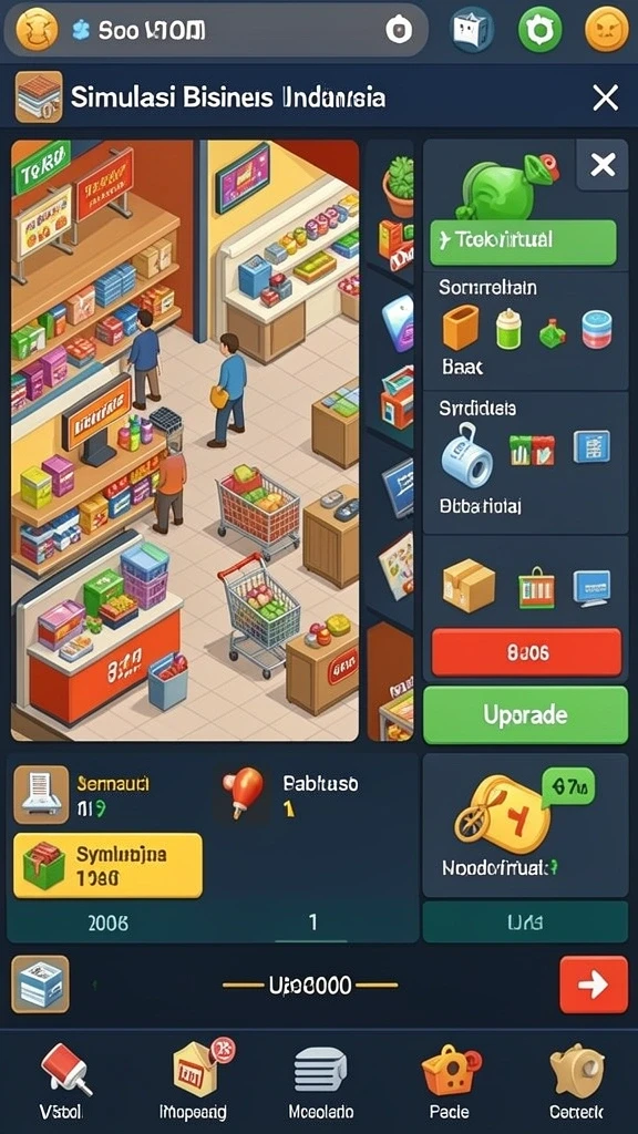 Tampilan antarmuka yang menarik dan modern.