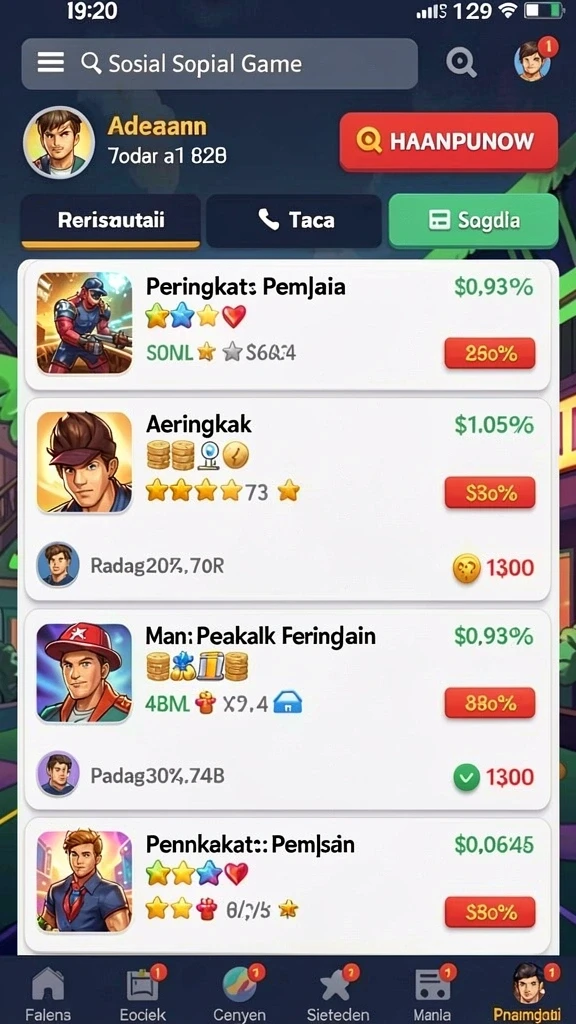 Variasi mode permainan yang menantang dan seru.