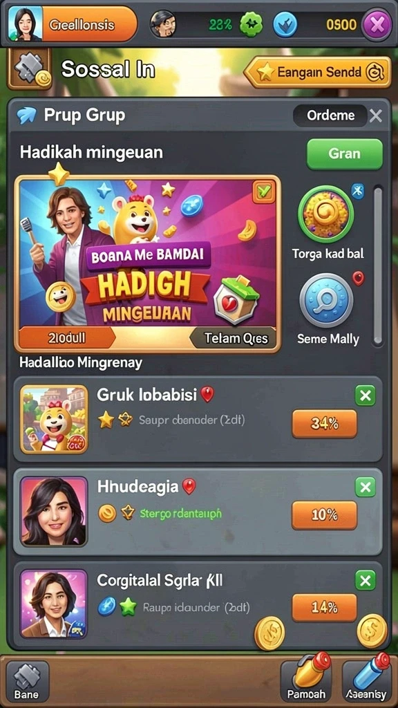 Beragam pilihan permainan slot dengan tema yang berbeda.