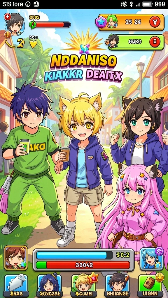 Karakter unik dengan kemampuan berbeda.