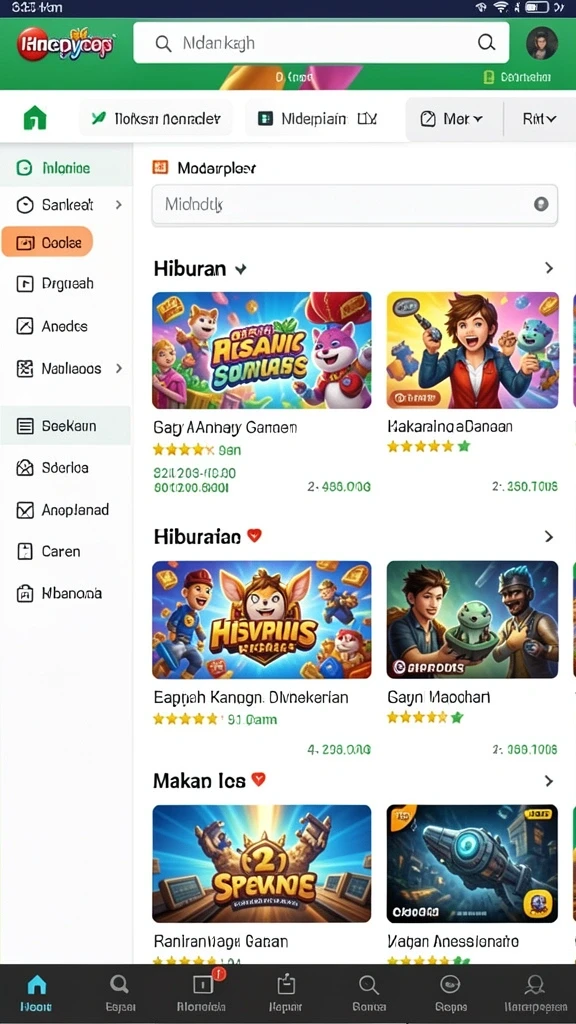 Beragam karakter unik dengan kemampuan berbeda.