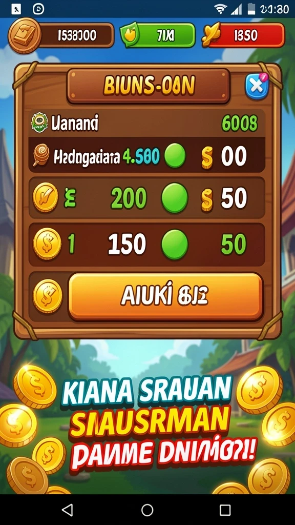 Fitur leaderboard untuk bersaing dengan pemain lain.
