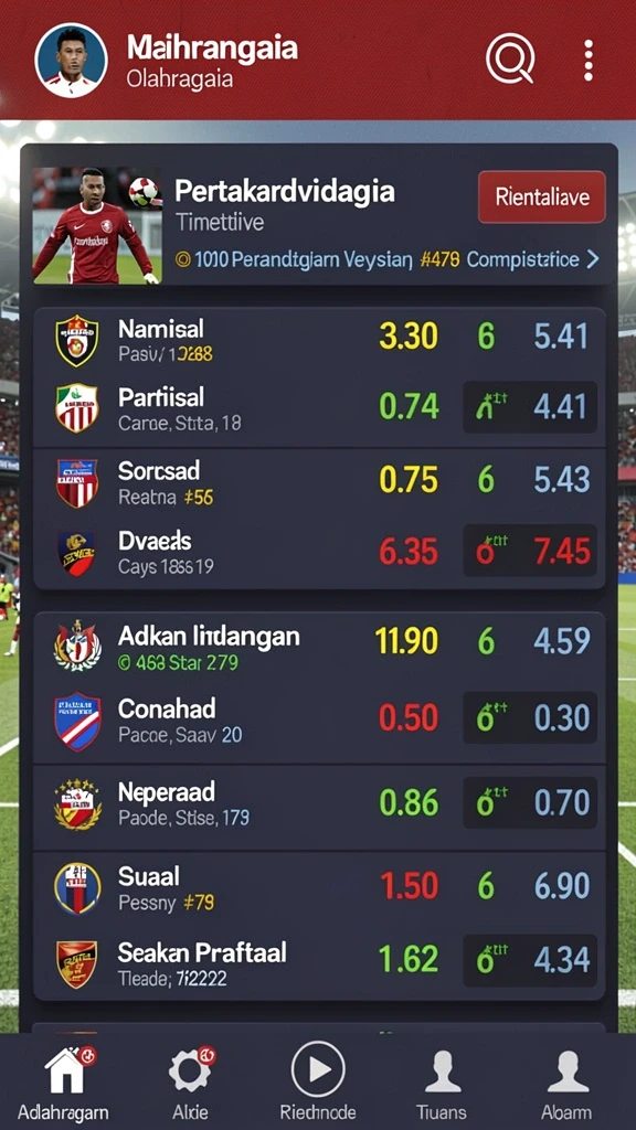 Tampilan awal aplikasi GOGO77 yang menarik.