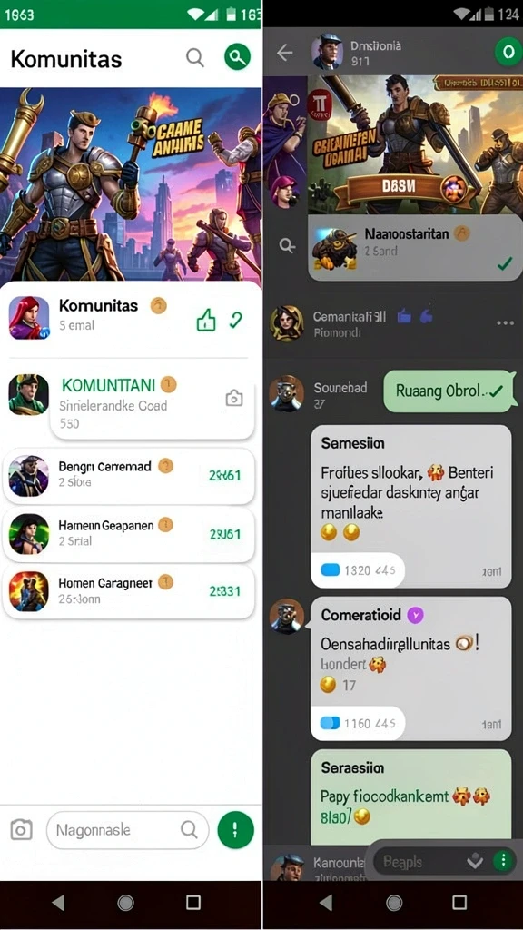 Berbagai karakter dengan misi unik.