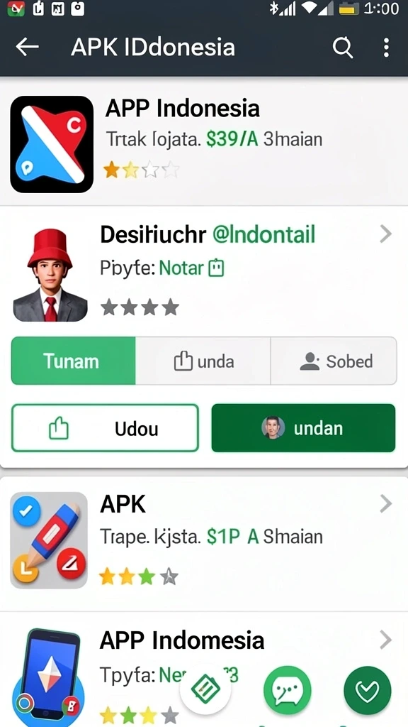 Pengaturan level yang penuh warna.
