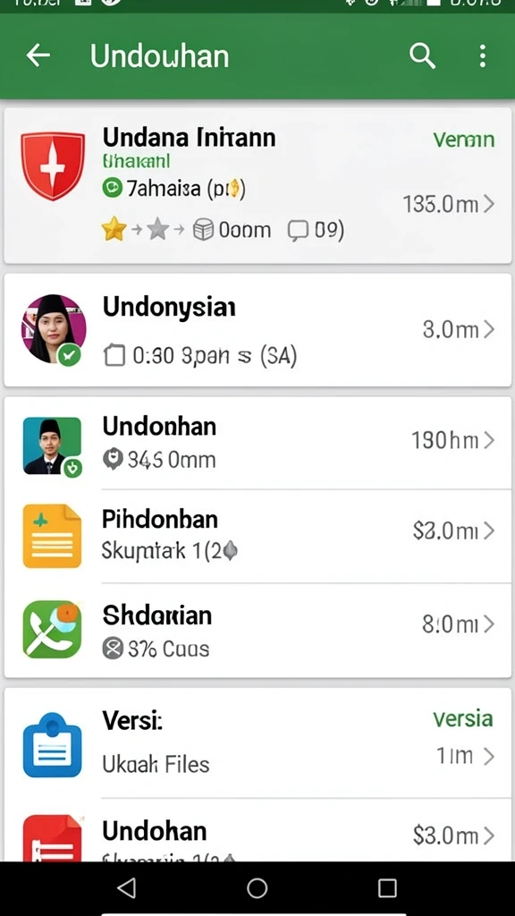 Tampilan karakter yang menarik dan unik.