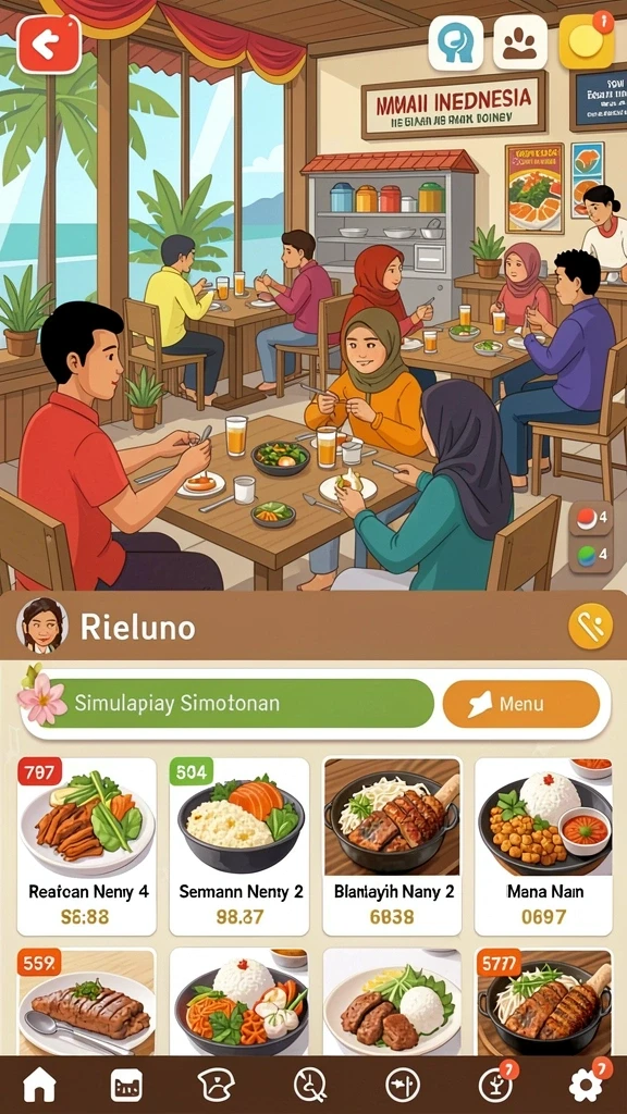 Level permainan yang beragam dan menantang.