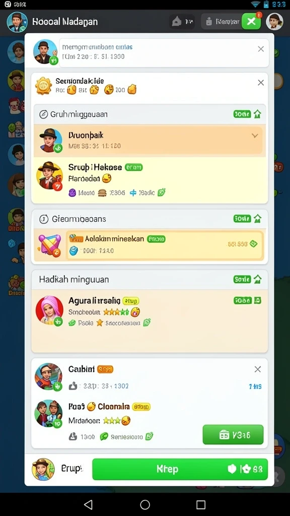 Interface yang mudah dipahami dan dinavigasi.