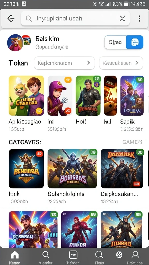 Beragam pilihan permainan yang seru untuk dimainkan.
