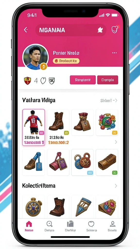 Tampilan mesin slot dengan tema petualangan.
