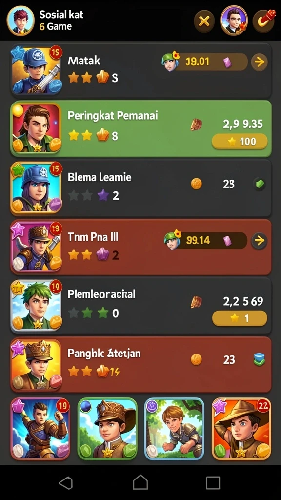 Beragam pilihan permainan slot yang seru.