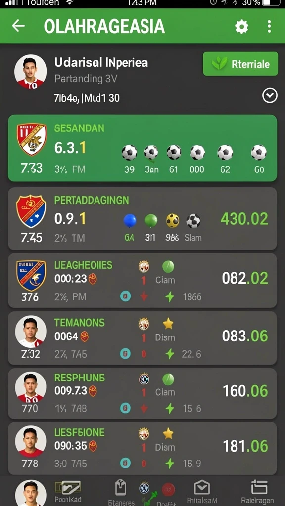 Momen seru saat berkompetisi dalam turnamen.