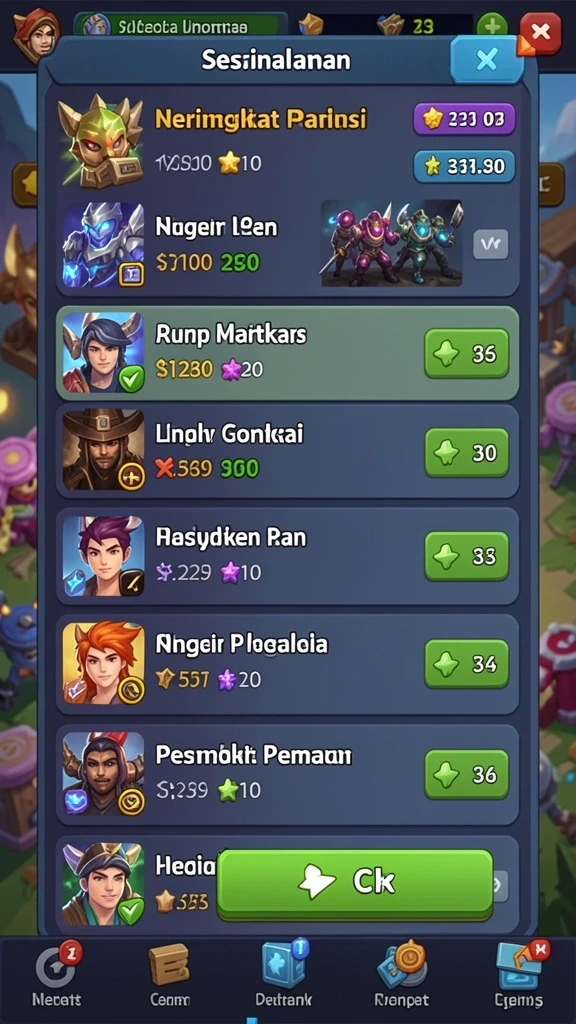 Tangkapan layar fitur multiplayer dengan teman-teman.
