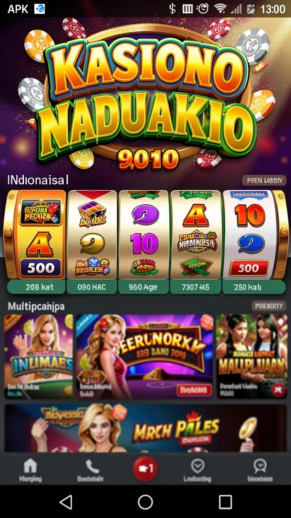 Tampilan utama permainan N06 dengan karakter yang berwarna-warni.
