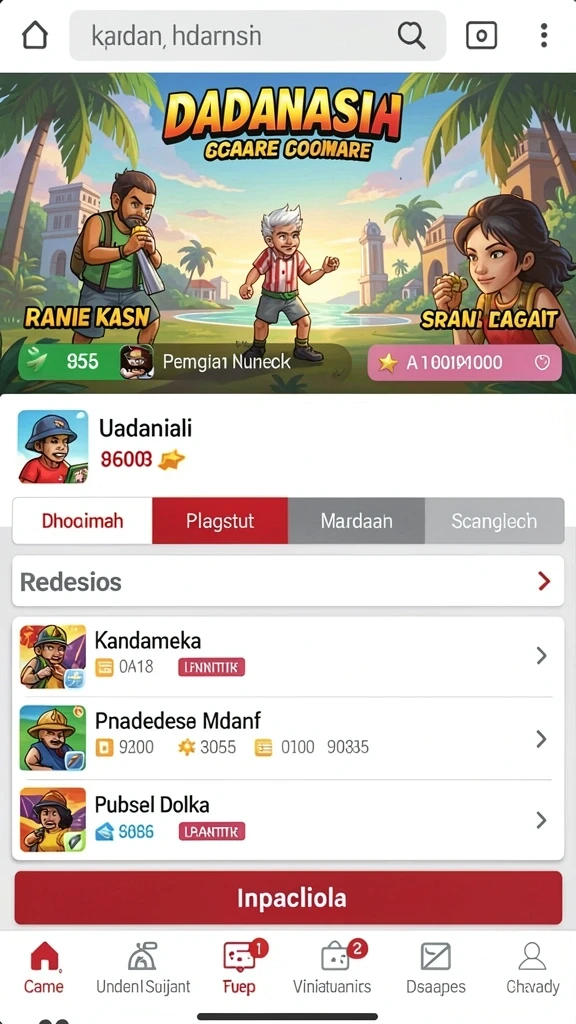 Tampilan antarmuka yang user-friendly.