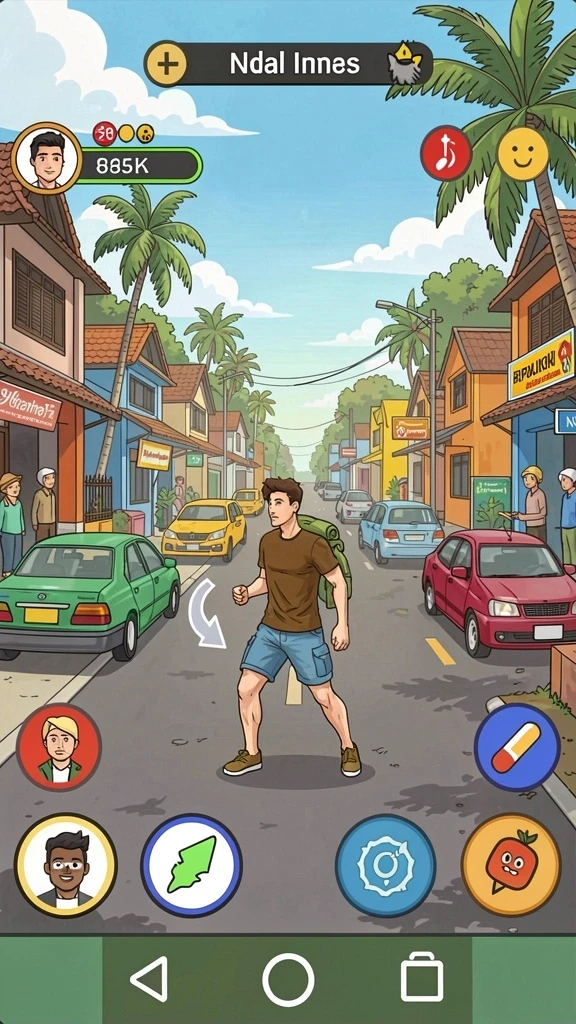 Tampilan awal yang menarik dengan navigasi mudah.