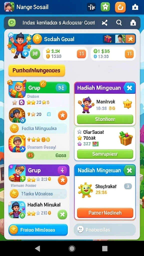 Tampilan antarmuka yang menarik dan ramah pengguna.