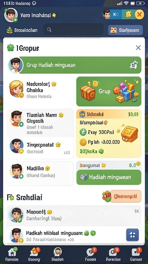 Tampilan antarmuka yang ramah pengguna.