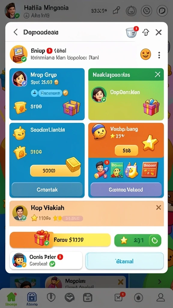 Mode multiplayer yang memungkinkan pemain berkompetisi.