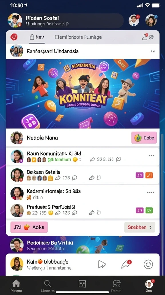 Screenshot fitur bonus yang sedang aktif di game.