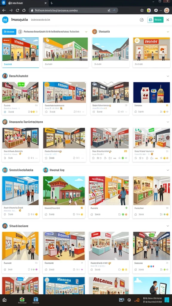 Tampilan antarmuka yang menarik dan user-friendly.