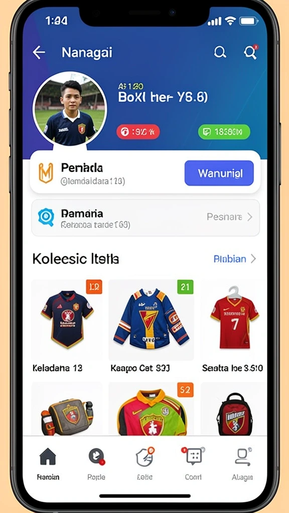 Tampilan awal yang menarik dan informatif.