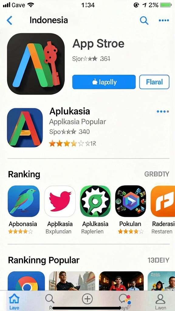 Tampilan utama dalam SURGA19 yang menarik.