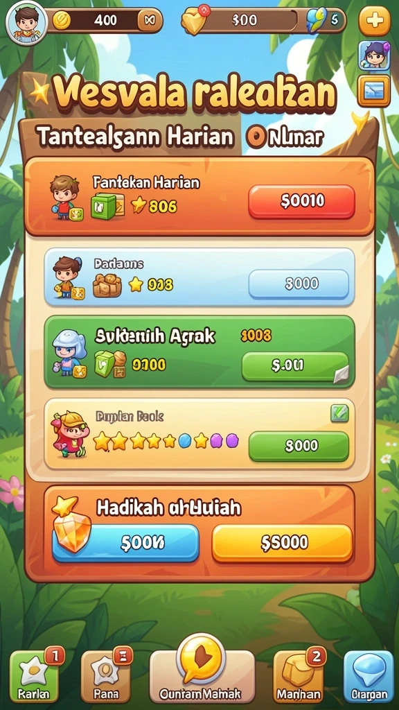 Screenshot menunjukkan aksi seru dalam permainan.