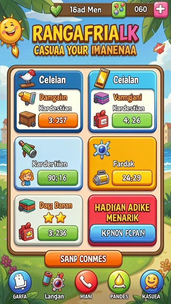 Visualisasi UI yang menarik dan mudah dipahami.
