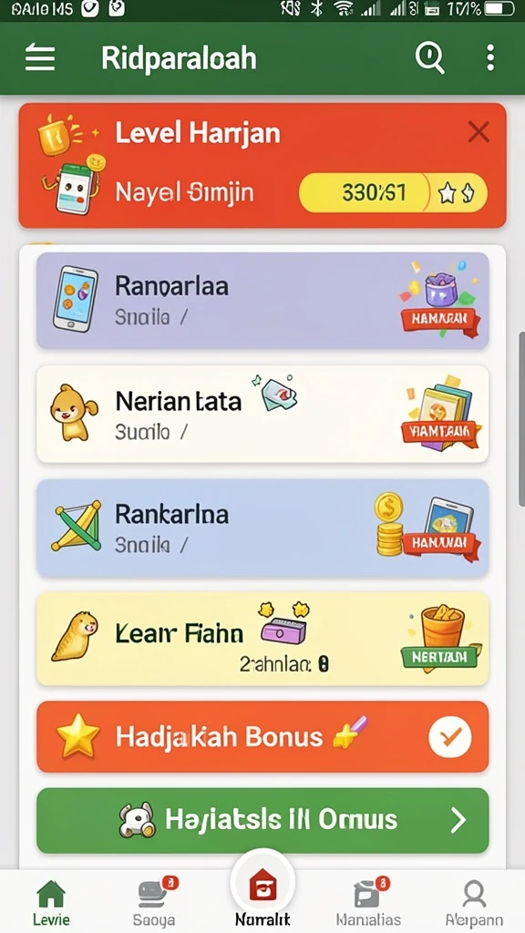 Screenshot saat permainan berlangsung dengan grafis yang memukau.